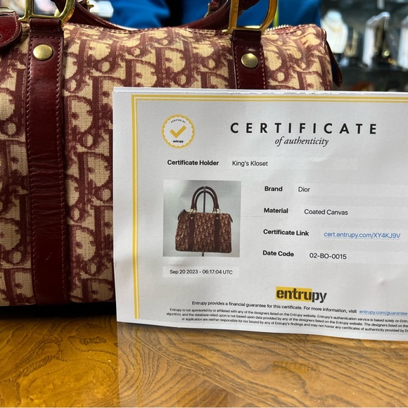 CHRISTIAN DIOR MINI BOSTON BAG - Picture 2 of 16